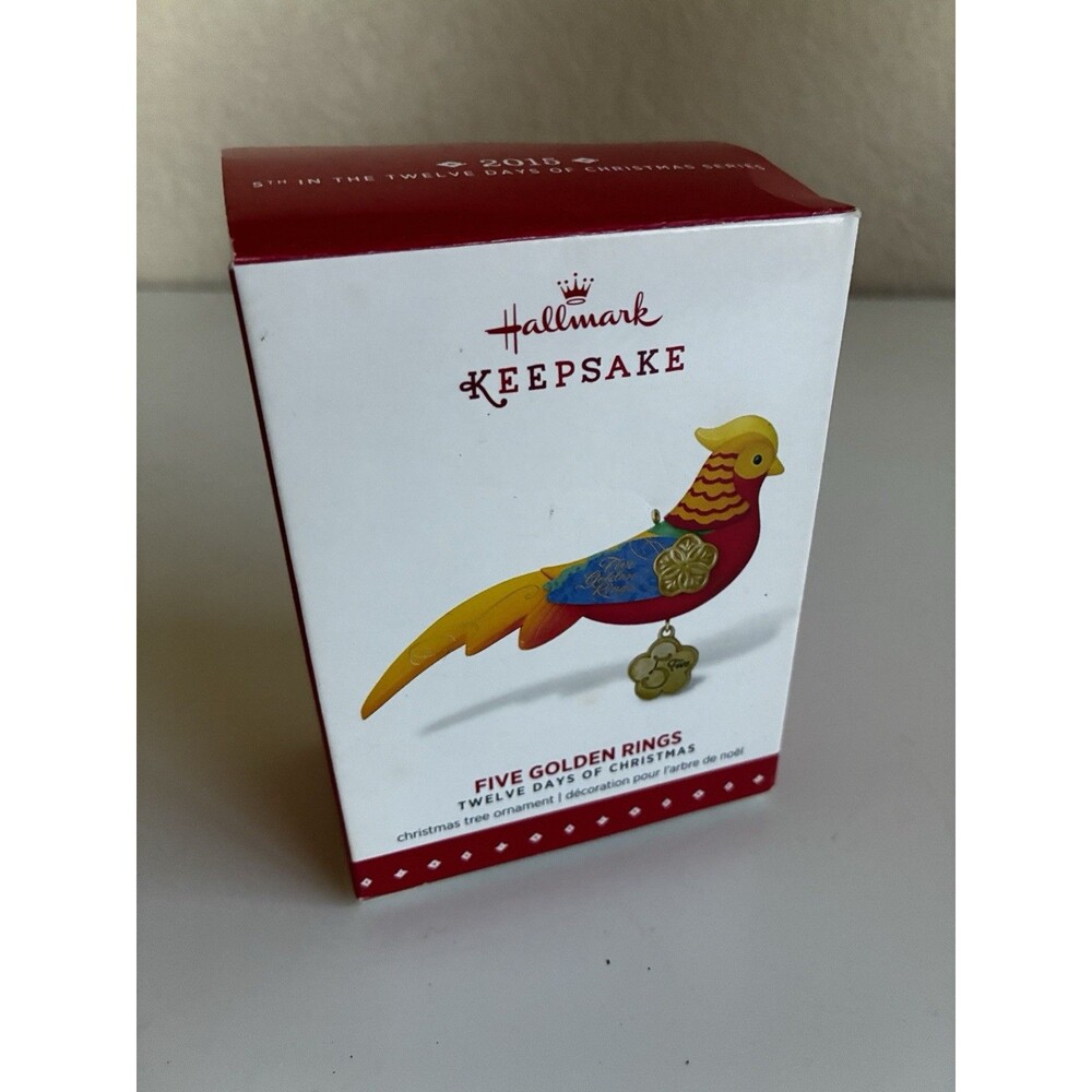 Hallmark Keepsake Ornament Five Golden Rings Twelve Days Of Christmas 2015